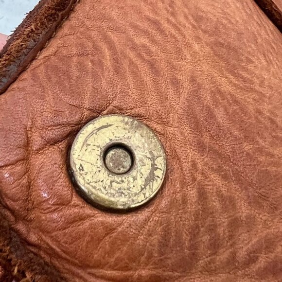 Sundance Brown Leather Studded Crossbody Bag - Picture 13 of 13